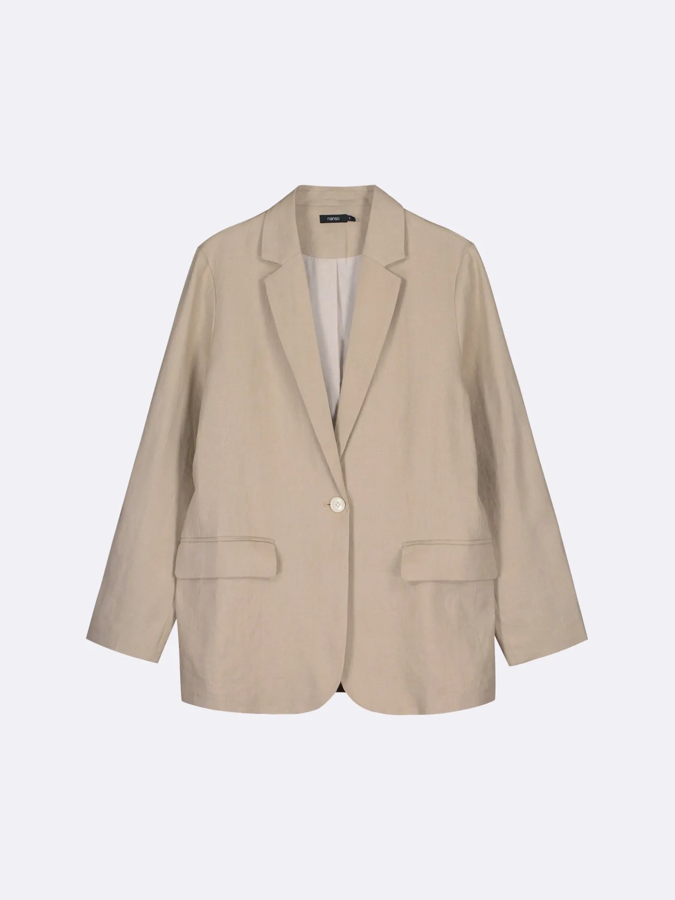 Pellavavaatteet|Takit, Jakut Ja Liivit-Nanso ARLES pellavajakku - Beige