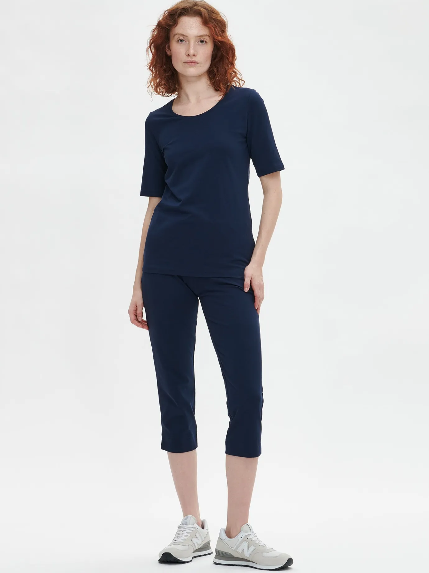 Basics|Housut Ja Farkut-Nanso BASIC 7/8-leggingsit - Tummansininen