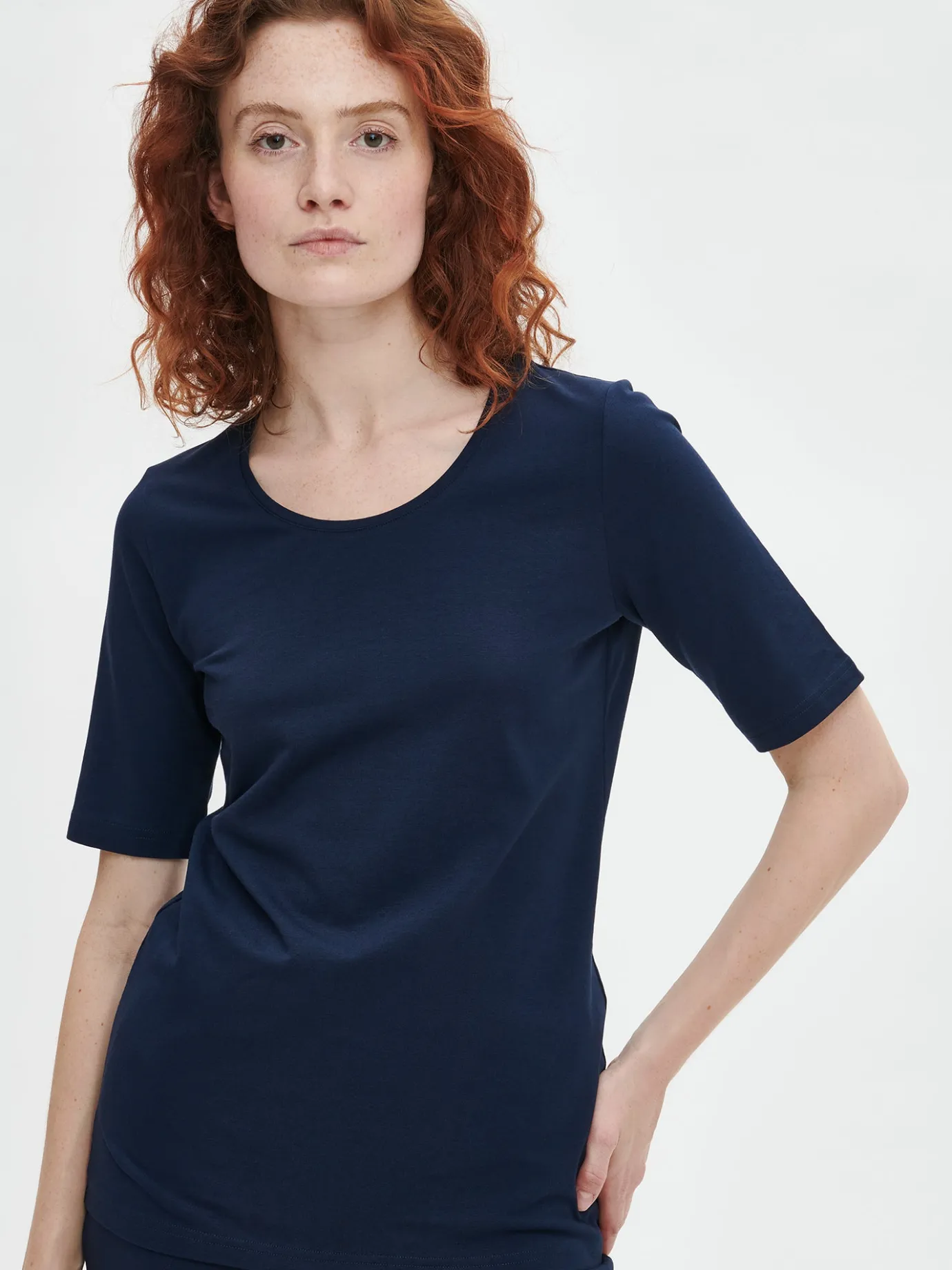 Basics|Housut Ja Farkut-Nanso BASIC 7/8-leggingsit - Tummansininen