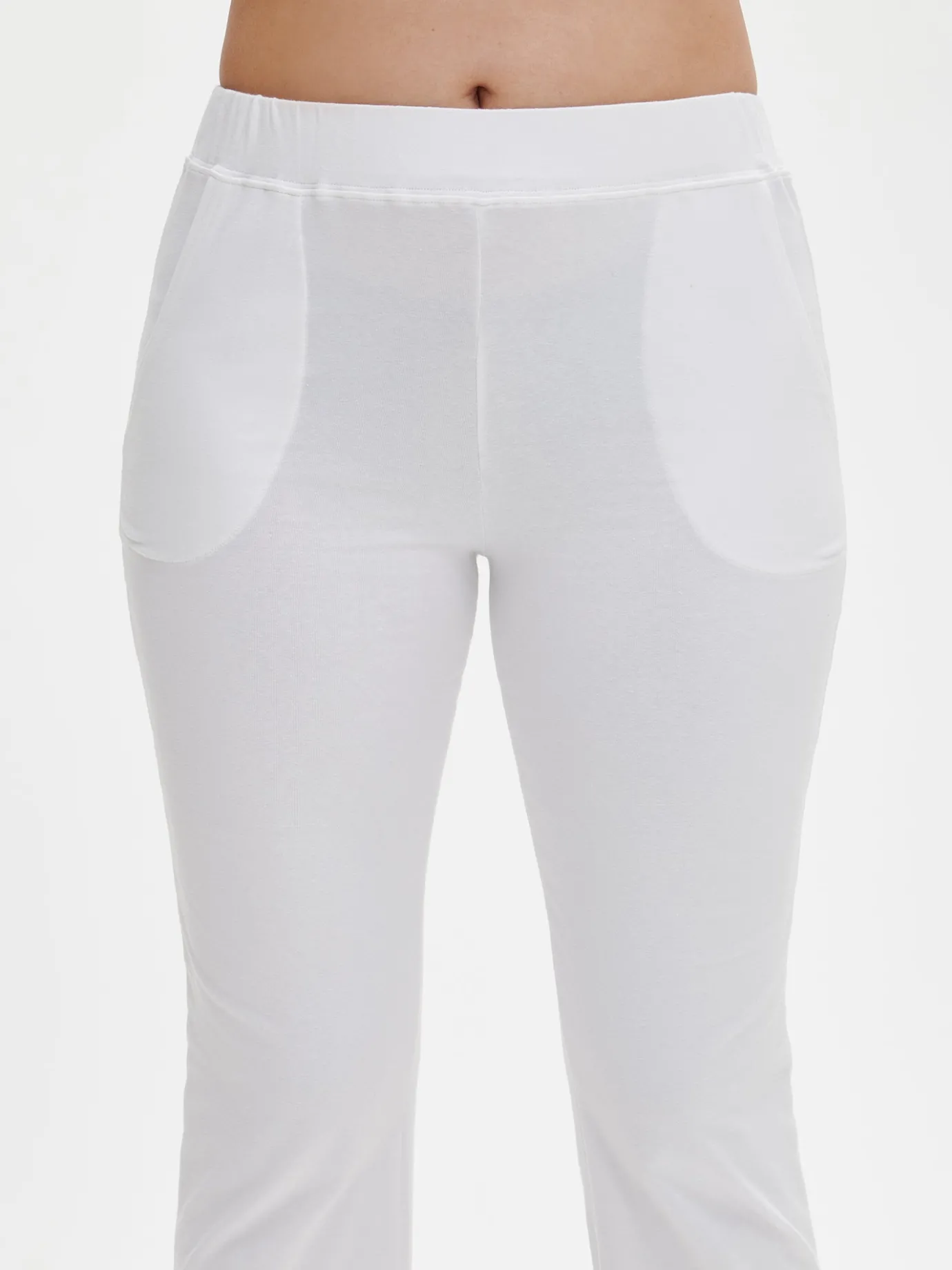 Basics|Housut Ja Farkut-Nanso BASIC 7/8-leggingsit - Valkoinen