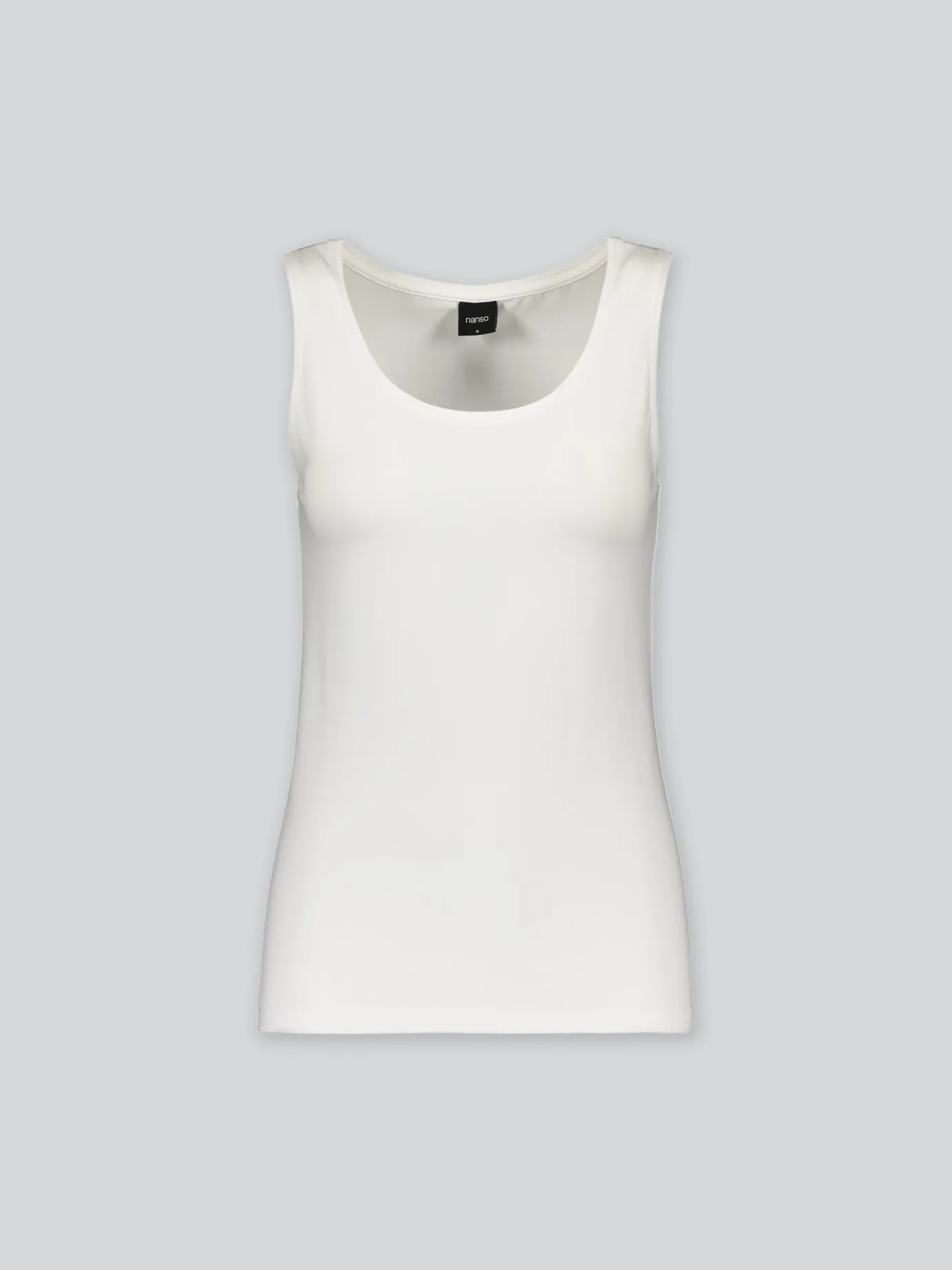 Basics|Paidat Ja Tunikat-Nanso BASIC toppi - Valkoinen
