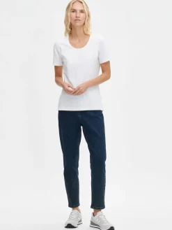 Basics|Paidat Ja Tunikat-Nanso BASIC t-paita - Valkoinen