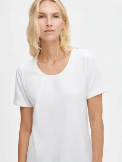 Basics|Paidat Ja Tunikat-Nanso BASIC t-paita - Valkoinen