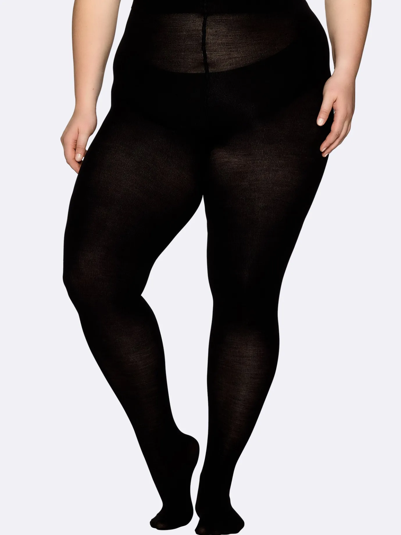 Katso Valikoima|Katso Sukkahousut-Nanso CURVY MERINO sukkahousut - musta Black