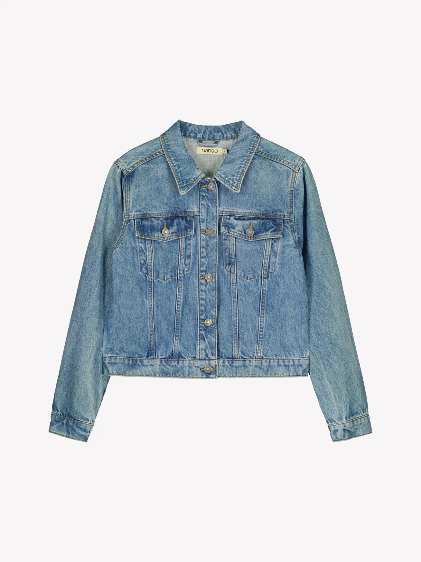 Takit, Jakut Ja Liivit-Nanso DENIM farkkutakki - Sininen