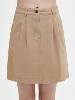 Pellavavaatteet|Hameet-Nanso JATTA hame - Beige
