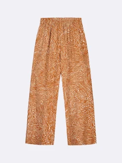Housut Ja Farkut-Nanso JÄLKI culottes-housut - Ruskea