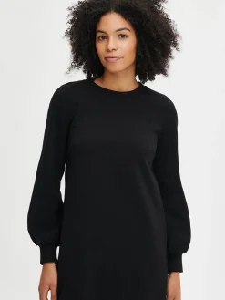 Mekot-Nanso LEIJA pitkähihainen mekko - Musta