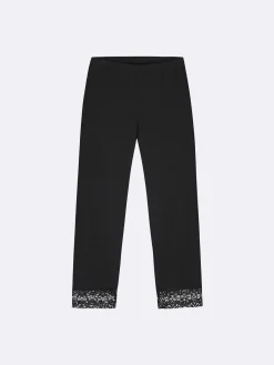 Housut Ja Farkut-Nanso LEMPI leggingsit - Musta
