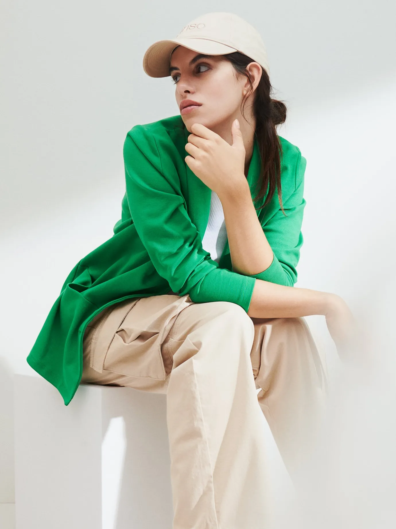 Asusteet-Nanso LOGO lippalakki - Beige
