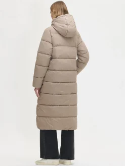 Takit, Jakut Ja Liivit-Nanso LUMI pitkä toppatakki - Beige