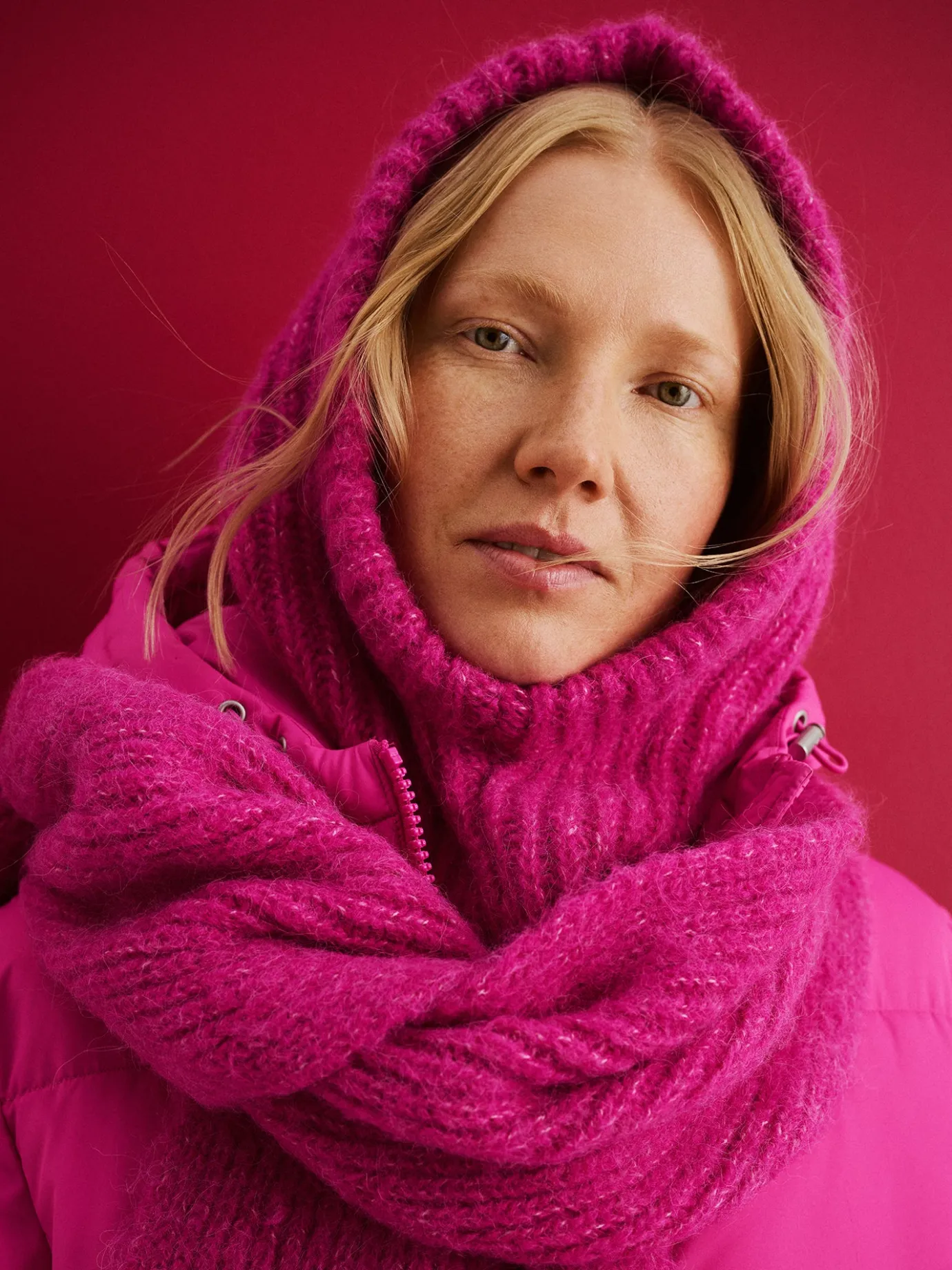 Takit, Jakut Ja Liivit-Nanso LUMI pitkä toppatakki - pinkki Violetti