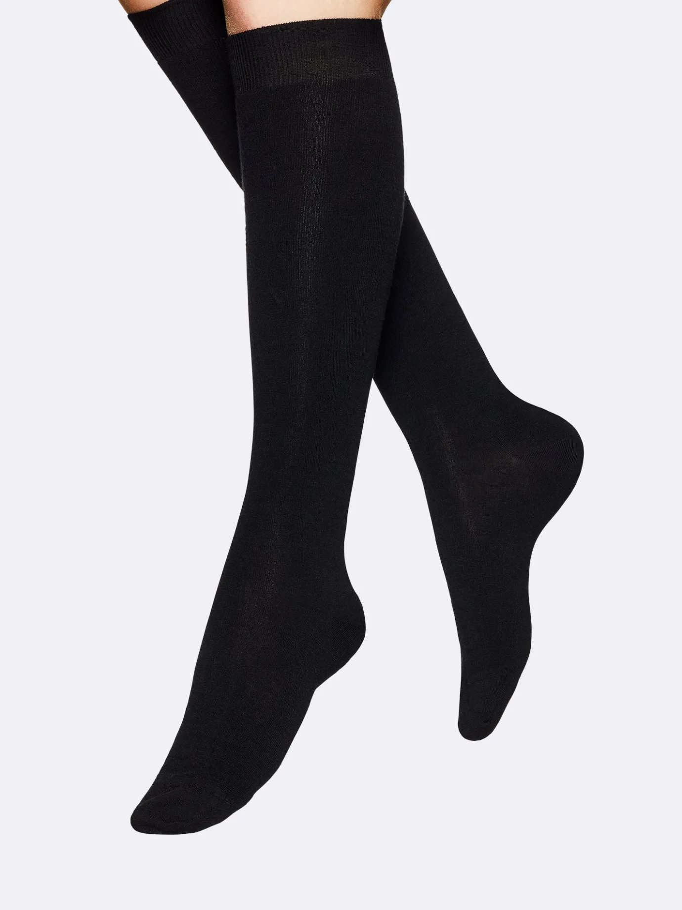 Katso Valikoima|Katso Sukat-Nanso MERINO WOOL polvisukat - musta Black