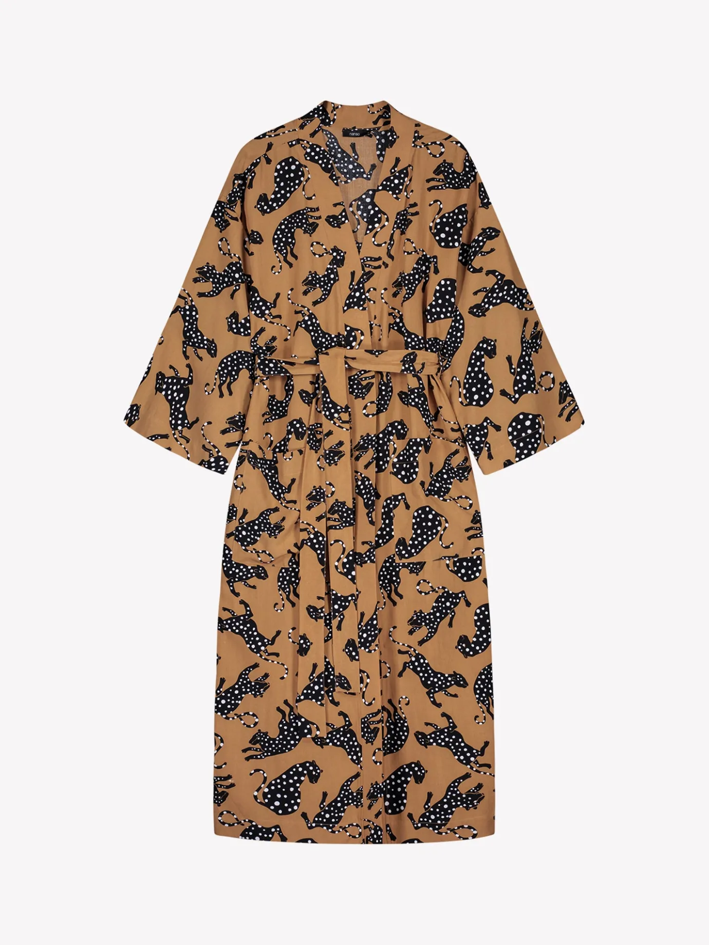 Yöasut Ja Oloasut-Nanso PIENI LEONORA aamutakki - Beige