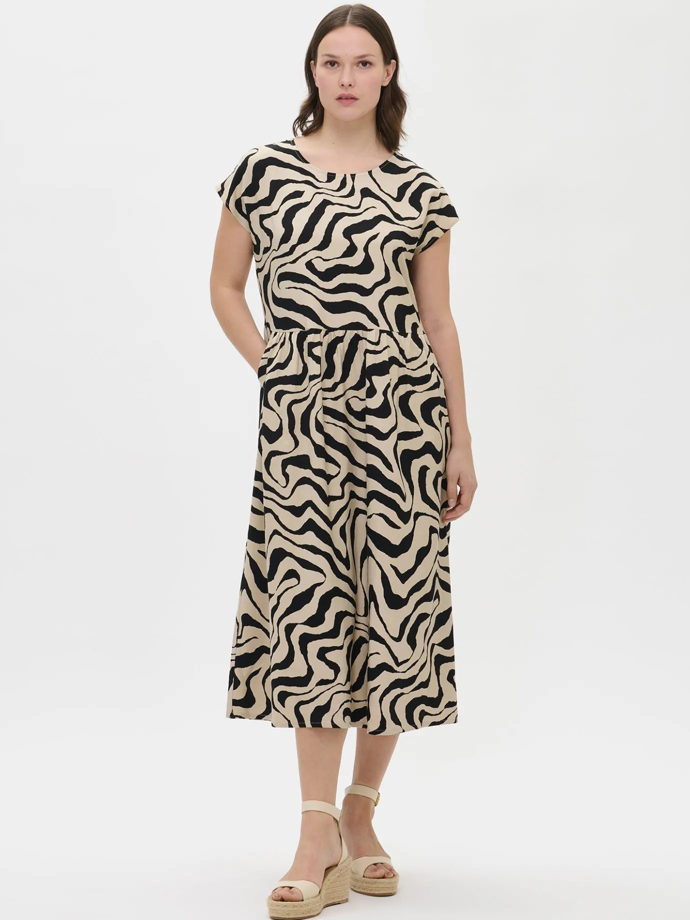 Mekot-Nanso SAVANNA pitkä kangasmekko - Beige