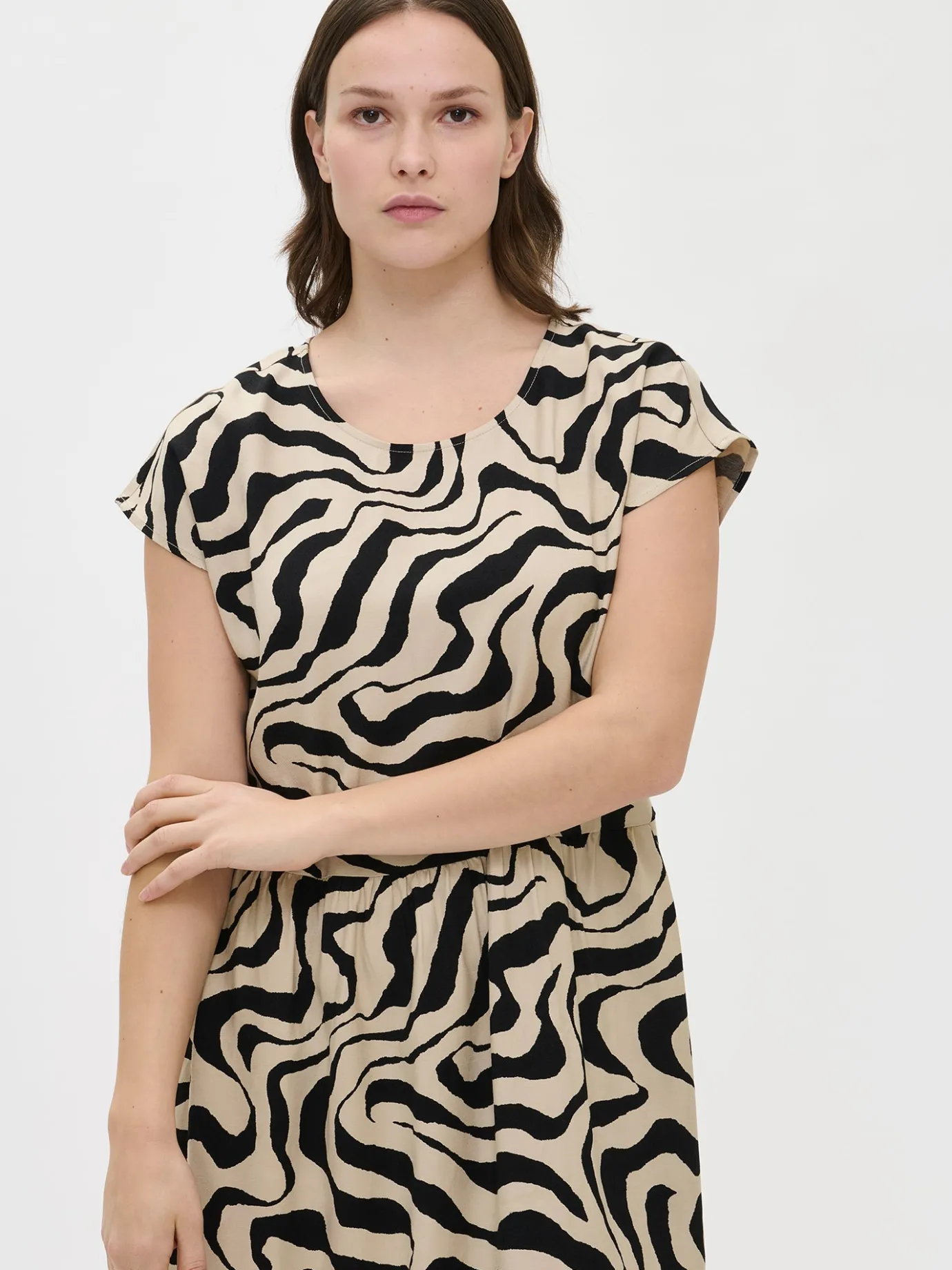 Mekot-Nanso SAVANNA pitkä kangasmekko - Beige