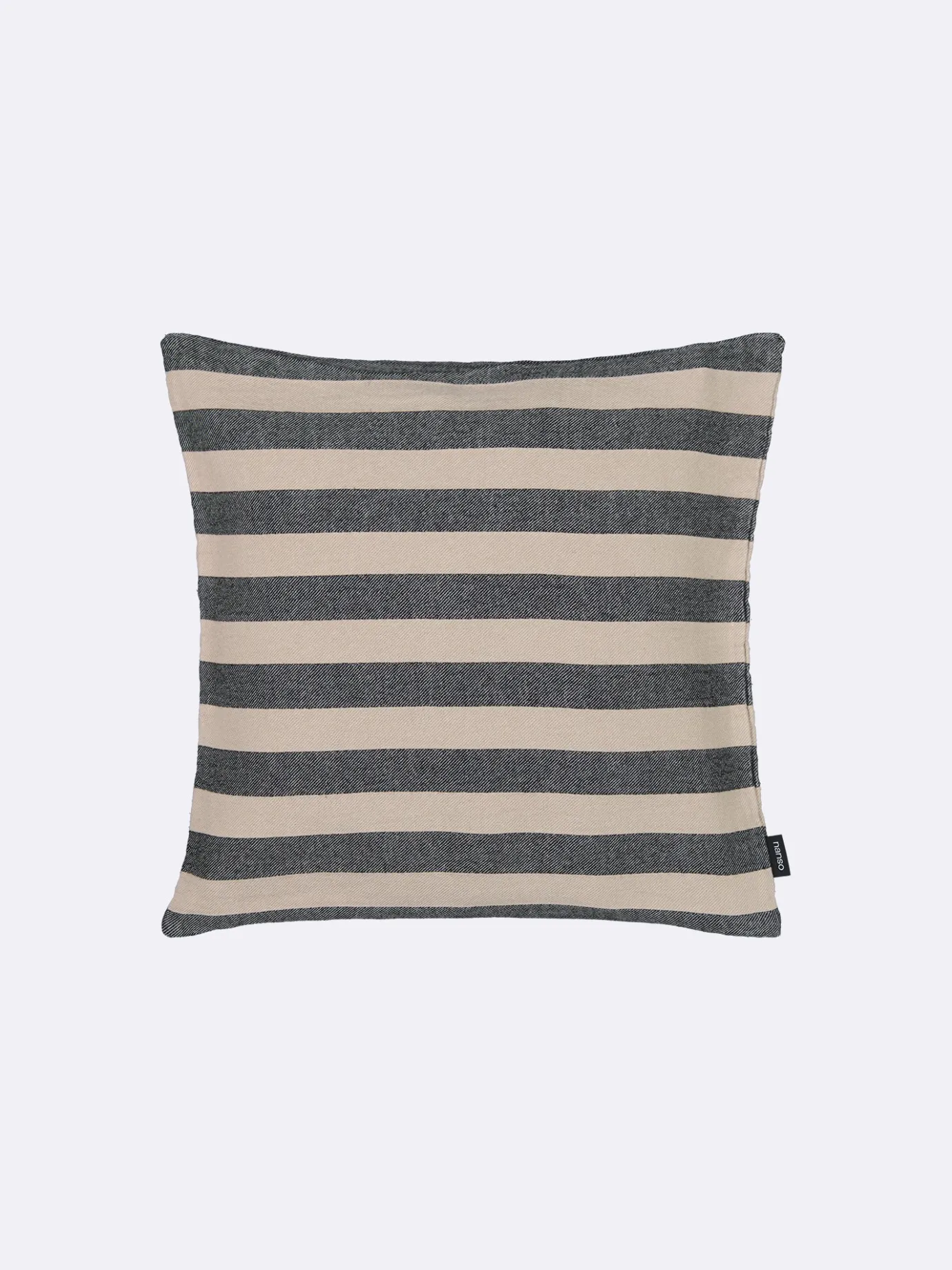 Tyynynpäälliset, Torkkupeitot Ja Viltit-Nanso TIE tyynyliina - Musta-beige