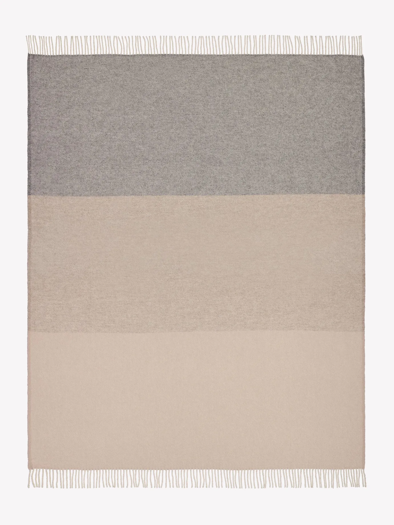 Tyynynpäälliset, Torkkupeitot Ja Viltit-Nanso TRIO villahuopa - Beige