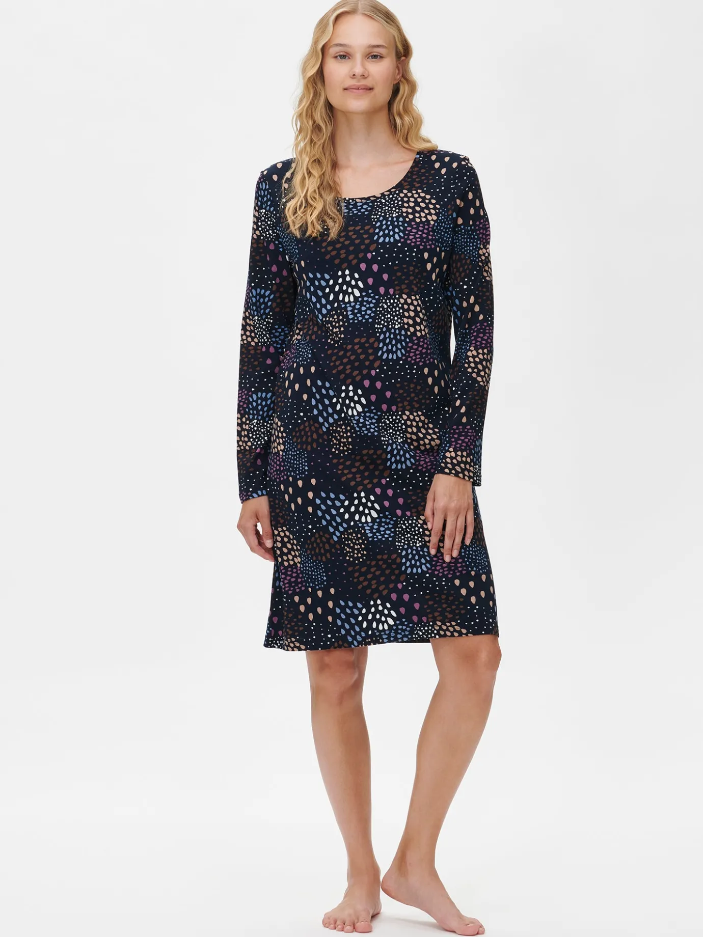 Yöasut Ja Oloasut-Nanso TUIKE lyhyt yöpaita - Tummansininen