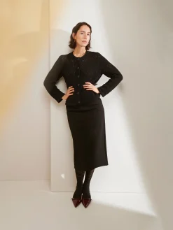 Hameet-Nanso AMANDA pitkä hame - Musta