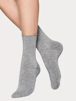 Katso Valikoima|Katso Sukat-Nanso BAMBOO COMFORT nilkkasukat - harmaa L.mel.grey