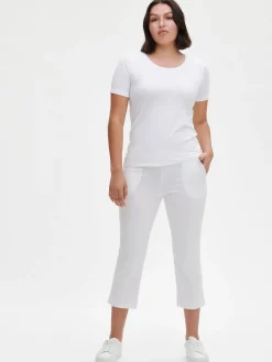 Basics|Housut Ja Farkut-Nanso BASIC 7/8-leggingsit - Valkoinen