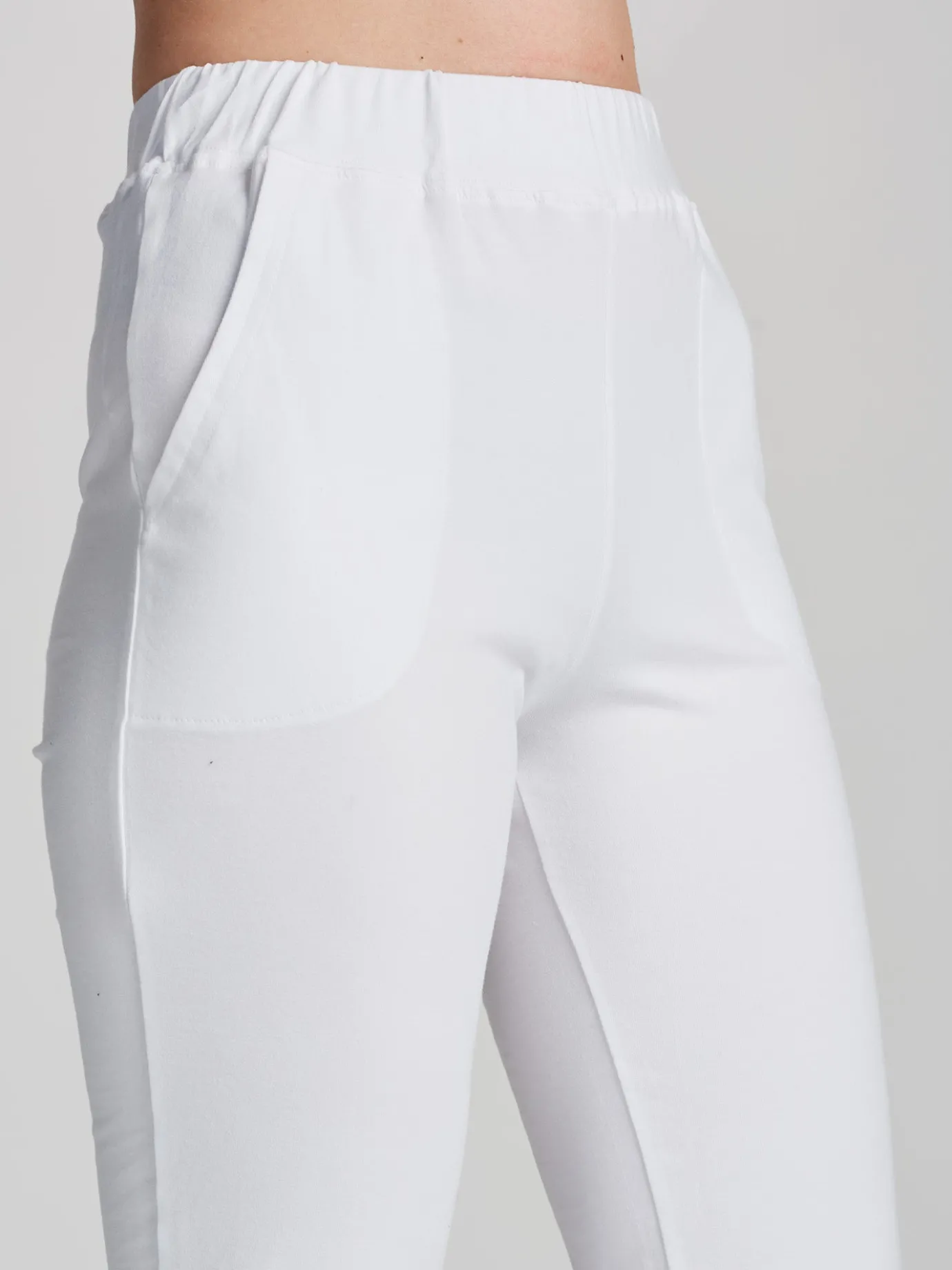 Basics|Housut Ja Farkut-Nanso BASIC 7/8-leggingsit - Valkoinen