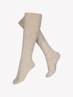 Katso Valikoima|Katso Sukat-Nanso CIANA WOOL polvisukat - Meleerattu beige