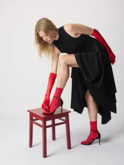 Katso Valikoima|Katso Sukat-Nanso CINZIA nilkkasukat - punainen Poppy red