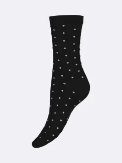 Katso Valikoima|Katso Sukat-Nanso COTTON BASIC nilkkasukat, 5 paria - mustavalkoinen Black