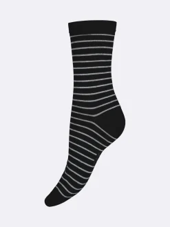 Katso Valikoima|Katso Sukat-Nanso COTTON BASIC nilkkasukat, 5 paria - mustavalkoinen Black