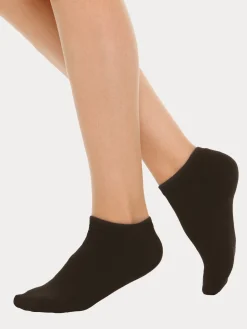 Katso Valikoima|Katso Sukat-Nanso COTTON BASIC SNEAKERS sukat, 5 paria - musta Black
