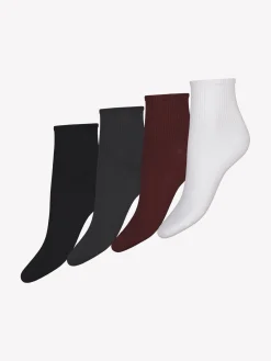 Katso Valikoima|Katso Sukat-Nanso COTTON RIB nilkkasukat, 4 paria - monivärinen Color mix