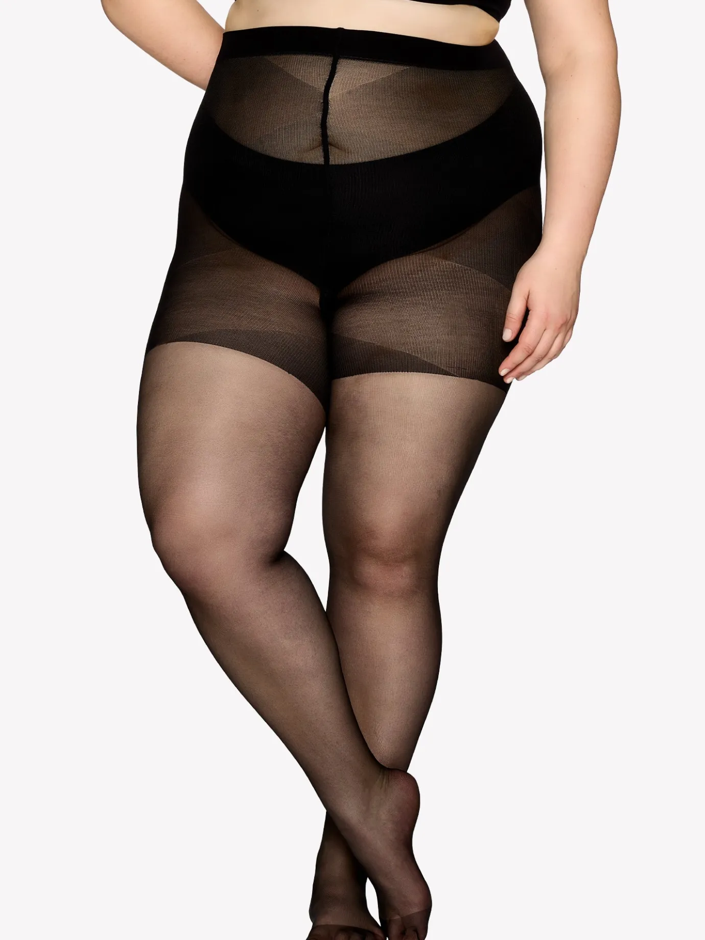 Katso Curvy-Sukkahousut|Katso Valikoima-Nanso CURVY 20 den sukkahousut - musta Black