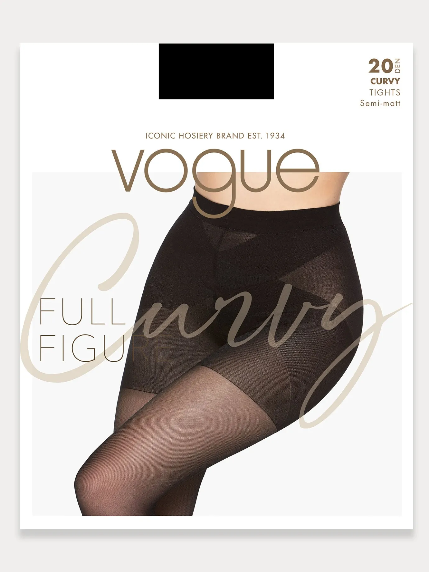 Katso Curvy-Sukkahousut|Katso Valikoima-Nanso CURVY 20 den sukkahousut - musta Black