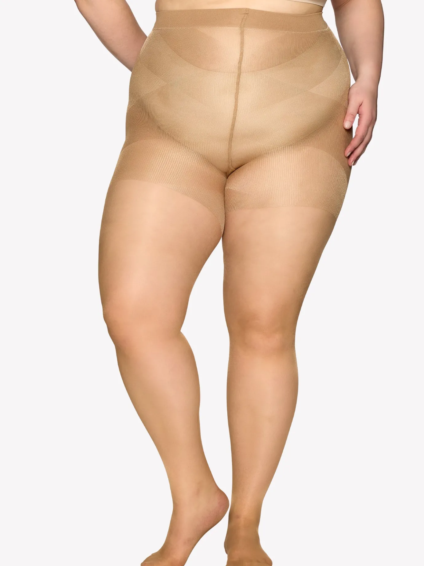 Katso Curvy-Sukkahousut|Katso Valikoima-Nanso CURVY 40 den sukkahousut - Suntan