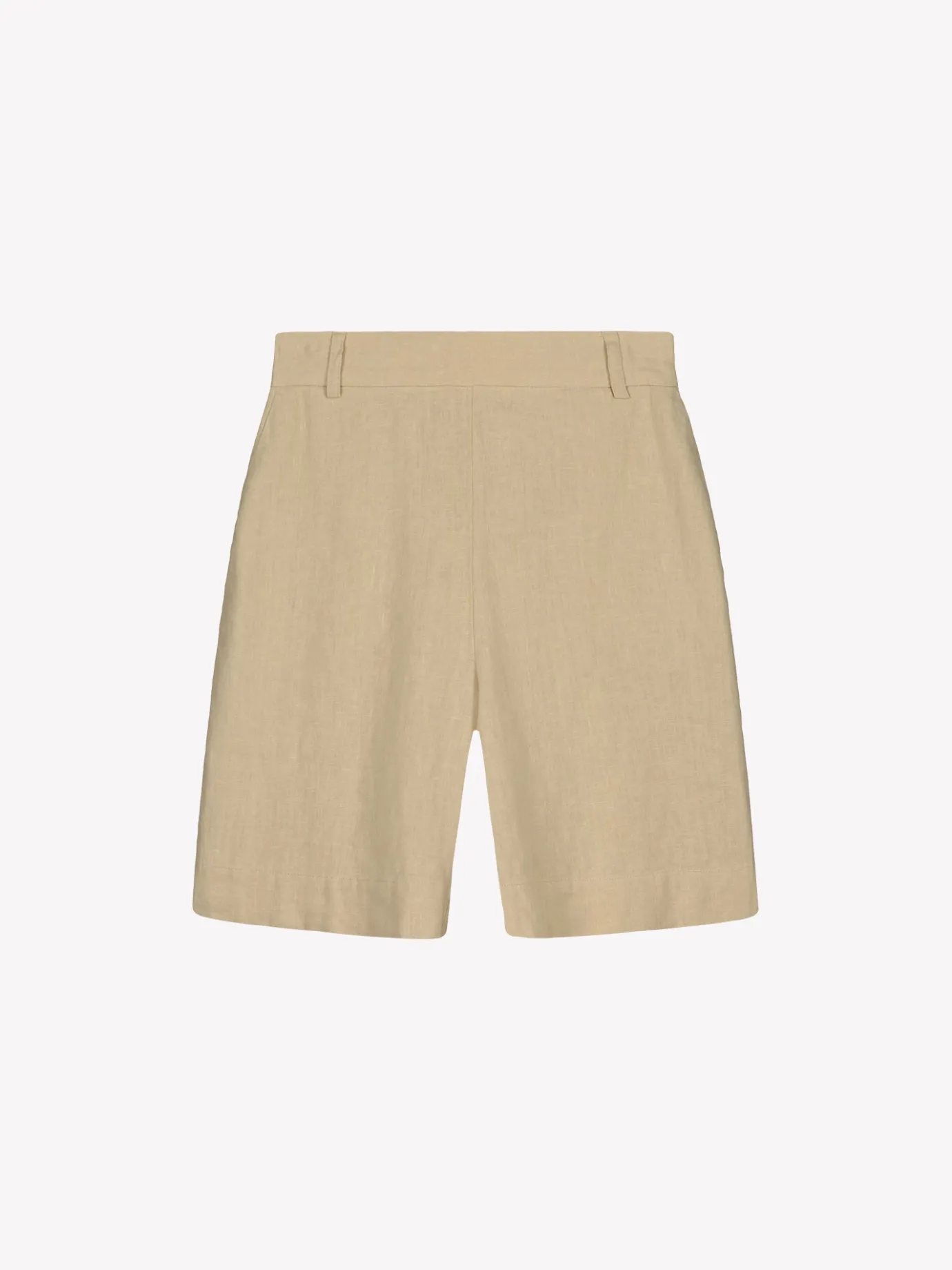 Pellavavaatteet|Housut Ja Farkut-Nanso LIINE pellavashortsit - Beige
