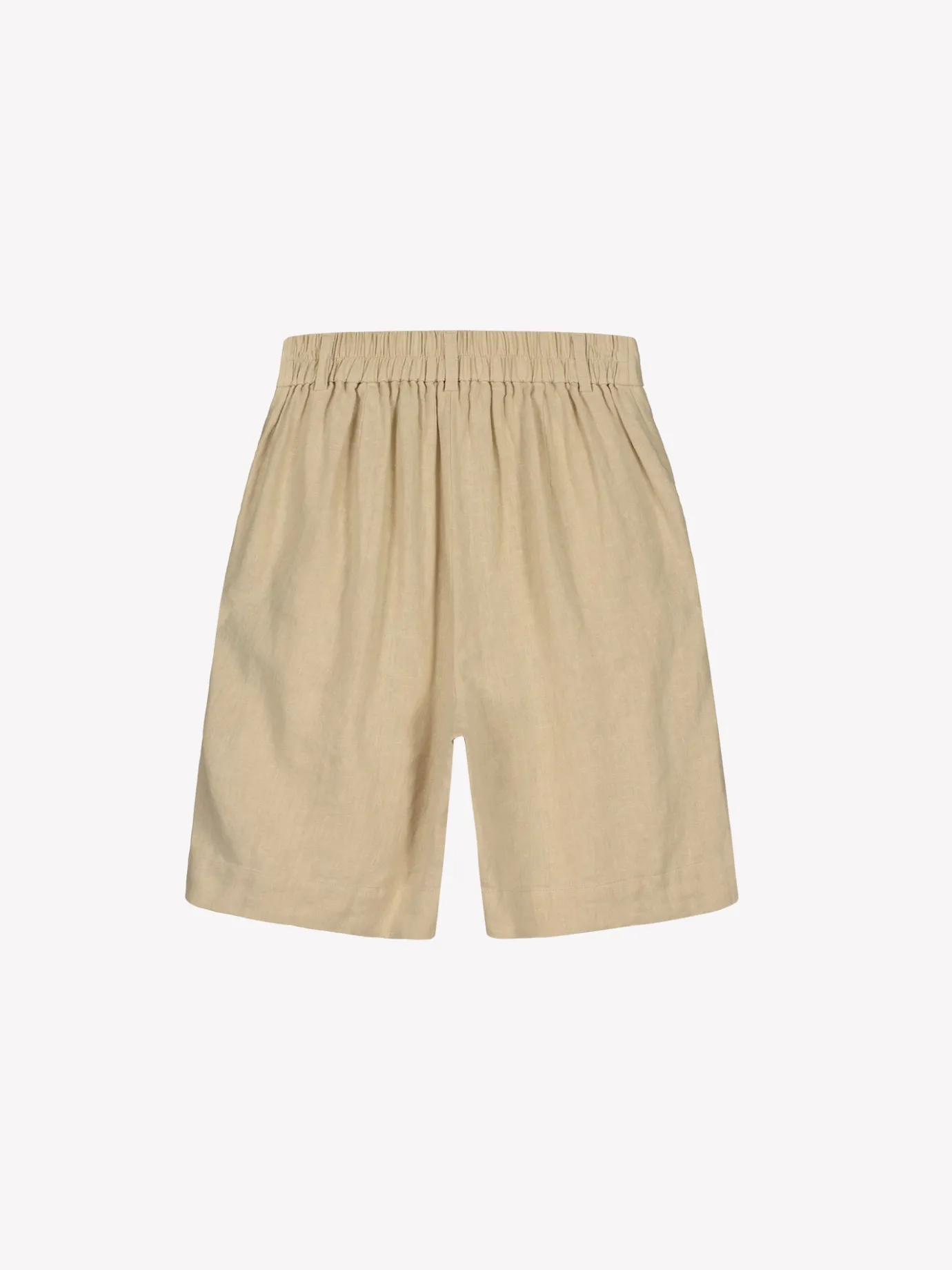 Pellavavaatteet|Housut Ja Farkut-Nanso LIINE pellavashortsit - Beige