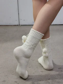Katso Valikoima|Katso Sukat-Nanso MIRIAM WOOL nilkkasukat - luonnonvalkoiset Off-white