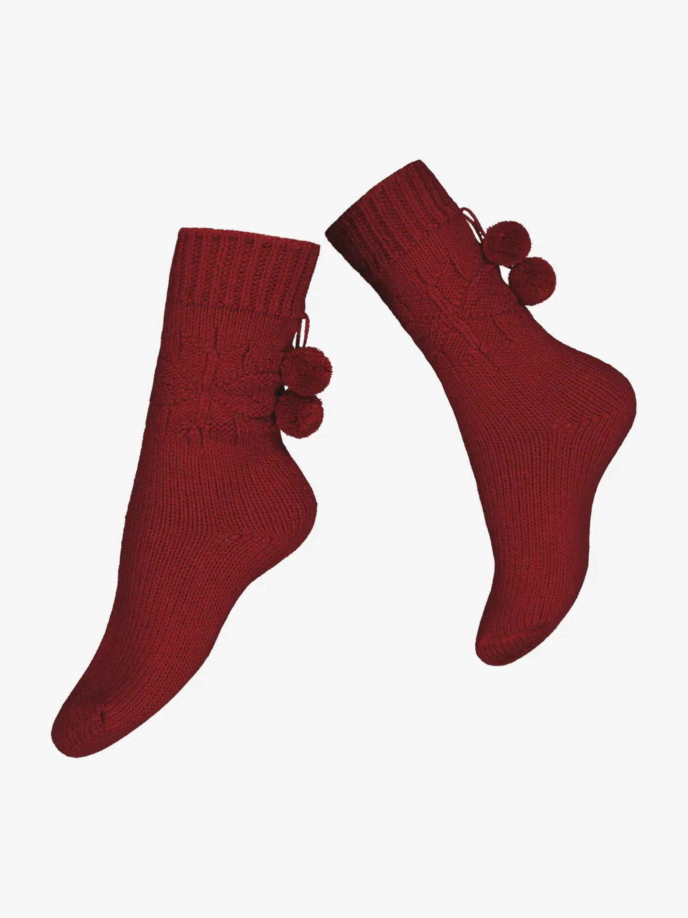 Katso Valikoima|Katso Sukat-Nanso MIRIAM WOOL nilkkasukat - punainen Cranberry
