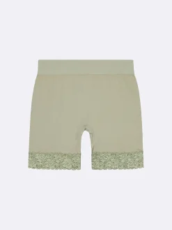 Katso Valikoima|Katso Sukkahousut-Nanso SEAMLESS LACE SHORT leggingsit - vihreä Frosty green