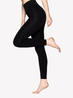 Katso Valikoima|Katso Sukkahousut-Nanso VELVET THERMO leggingsit - musta Black