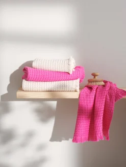 Pyyhkeet Ja Kosmetiikkalaukut-Nanso VOHVELI kylpypyyhe - Beige