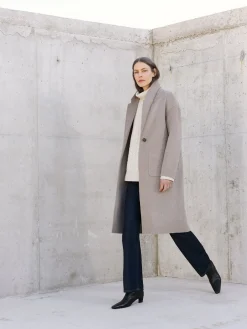 Takit, Jakut Ja Liivit-Nanso YLLE villakangastakki - Beige